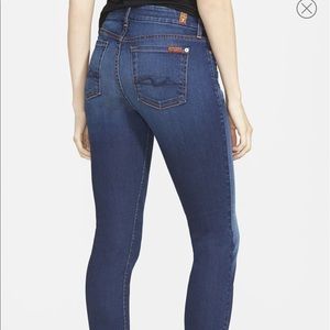 7 for All Mankind Geneva Mid Rise Skinny Jeans
